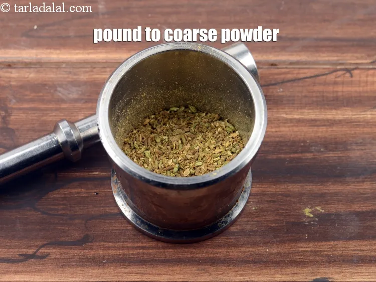 Step 15 – <p>બરછટ પાવડર બનાવો. બાજુ પર રાખો.</p>