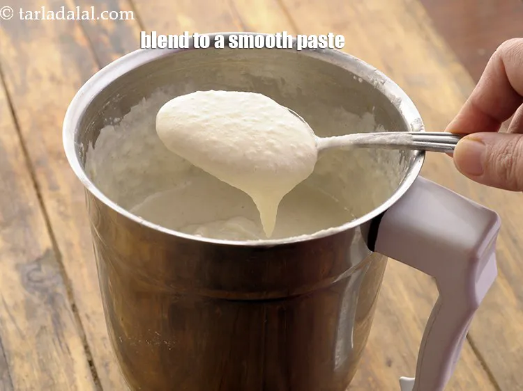 Step 15 – <p>સ્મૂધ પેસ્ટમાં બ્લેન્ડ કરો. Blend to a smooth paste.</p>