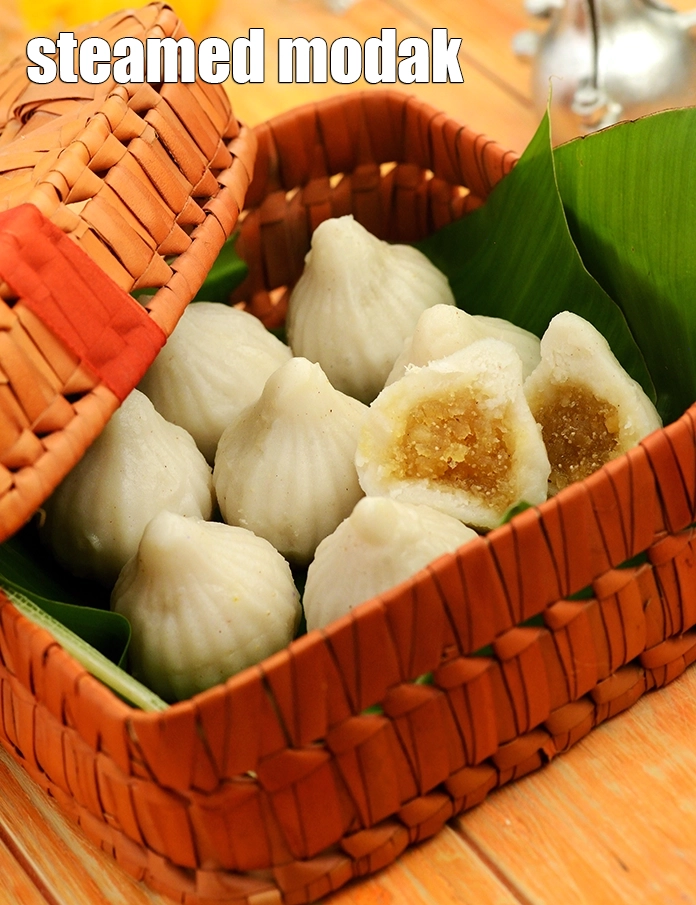 Step 25 – <p>ગરમાગરમ <strong>મોદક રેસીપી | સ્ટીમ્ડ મોદક | ગણેશ ચતુર્થી માટે ઉકાડીચે મોદક રેસીપી | મોલ્ડ …
