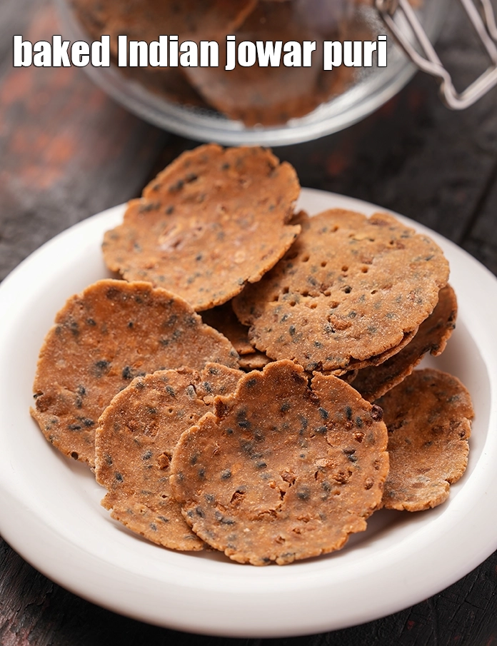 Step 21 – <p><strong>જુવાર ડુંગળી પુરી રેસીપી | બેક્ડ ઇન્ડિયન જુવાર પુરી | વજન ઘટાડવા માટે સ્વસ્થ જુવાર …