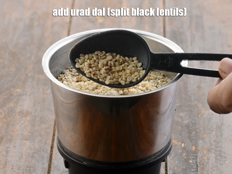 Step 2 – <p>હવે, <span style="background-color:rgb(255,255,255);color:rgb(0,0,0);">1/4 કપ </span><a href="https://www.tarladalal.com/glossary-urad-dal-split-black-lentil-gujarati-941i"><u>અડદની દાળ (urad dal)</u></a> ઉમેરો. સ્વાસ્થ્ય લાભો ઉમેરવા ઉપરાંત, તે …