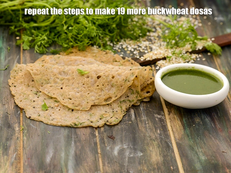 Step 20 – <p>બાકી રહેલા બેટરથી આ જ રીતે પગલાં પુનરાવર્તિત કરીને વધુ 19 <strong>કૂટ્ટુ ડોસા | હેલ્ધી …