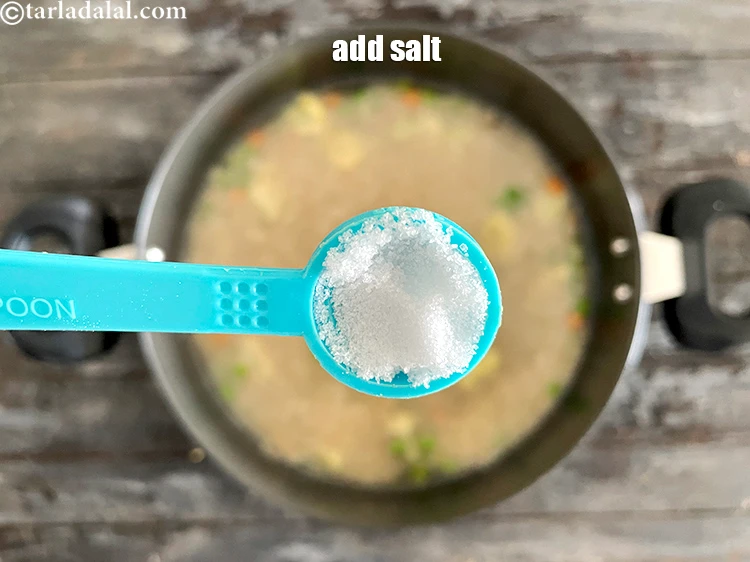 Step 31 – <p>સ્વાદ પ્રમાણે મીઠું ઉમેરો.</p>