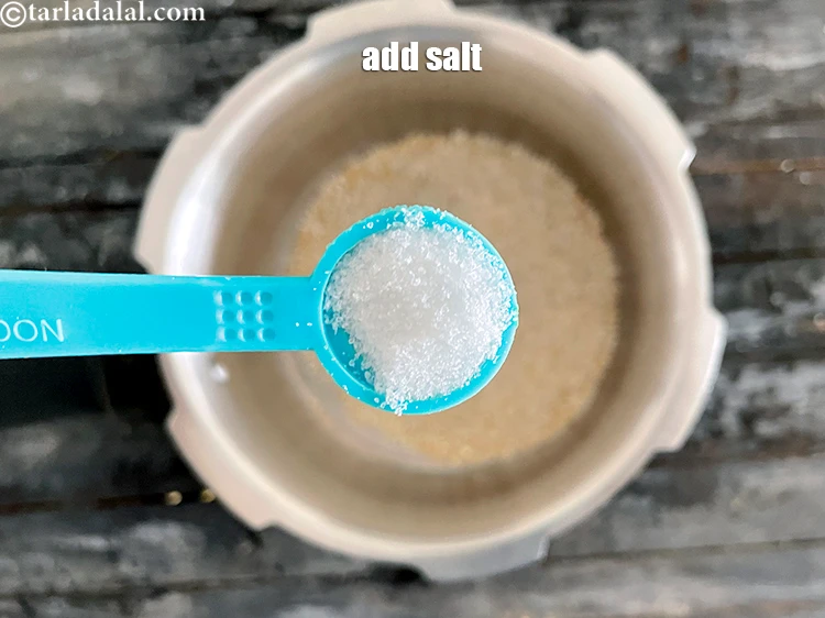 Step 18 – <p>સ્વાદ પ્રમાણે મીઠું ઉમેરો.</p>