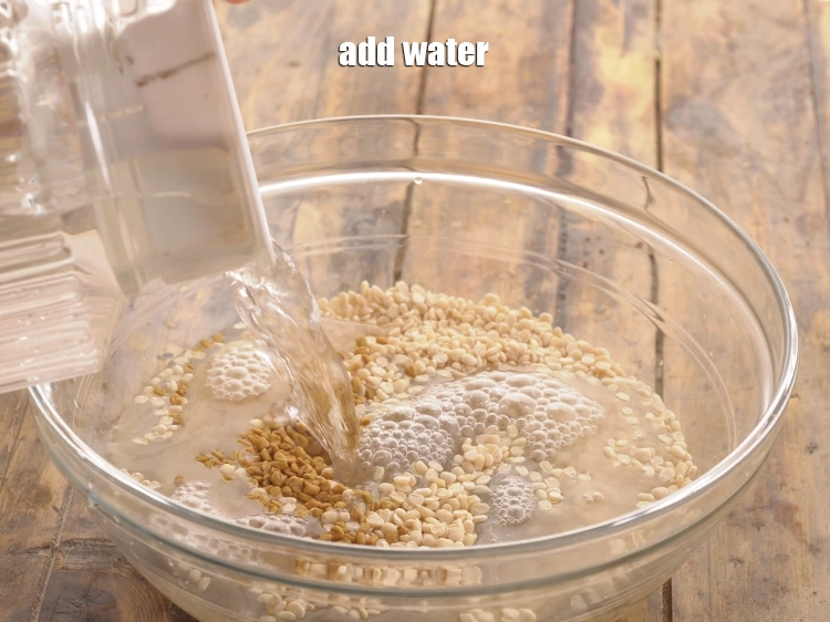 Step 4 – <p>પાણી ઉમેરો.</p>