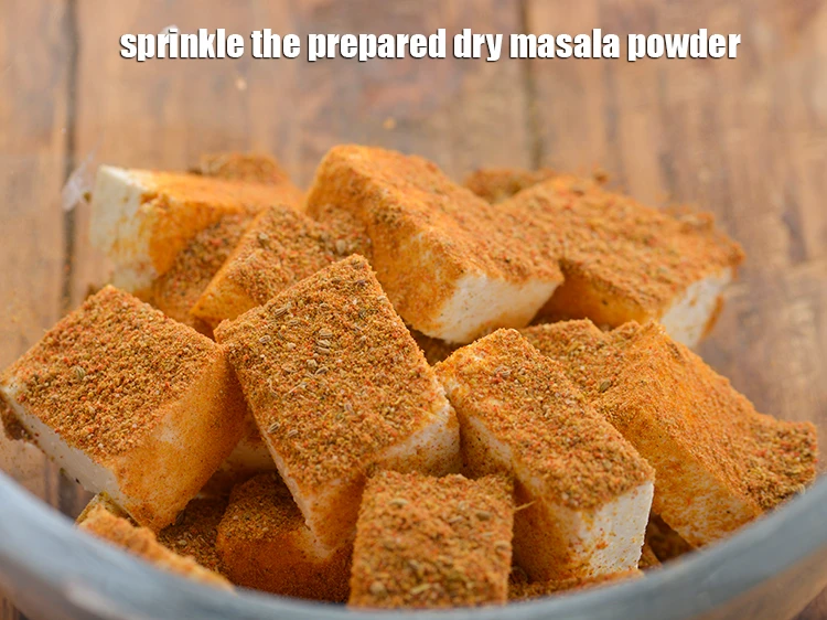 Step 22 – <p>તેના પર તૈયાર કરેલો સૂકો મસાલો પાવડર છાંટો.</p>