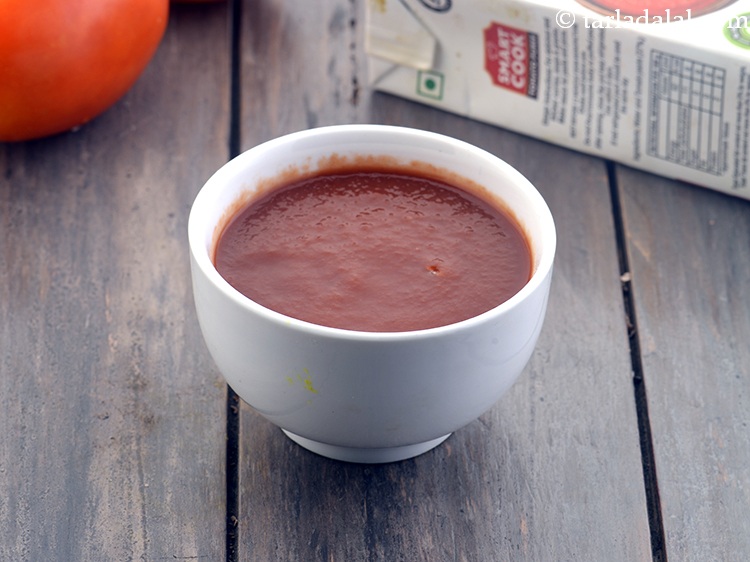 Step 35 – <p>જો તમે તૈયાર ટામેટાંની પ્યુરીનો ઉપયોગ કરી રહ્યા છો, તો તમારે 1/4 કપથી વધુની જરૂર …