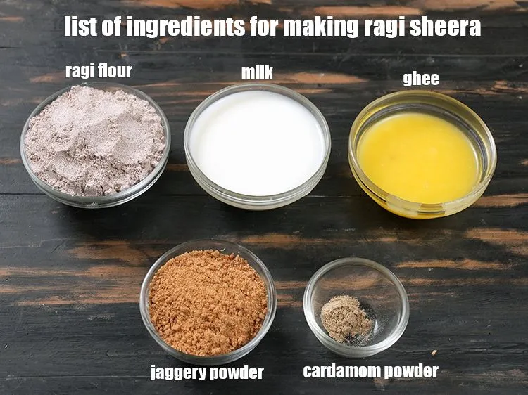 રાગી શીરા શેનાથી બને છે?