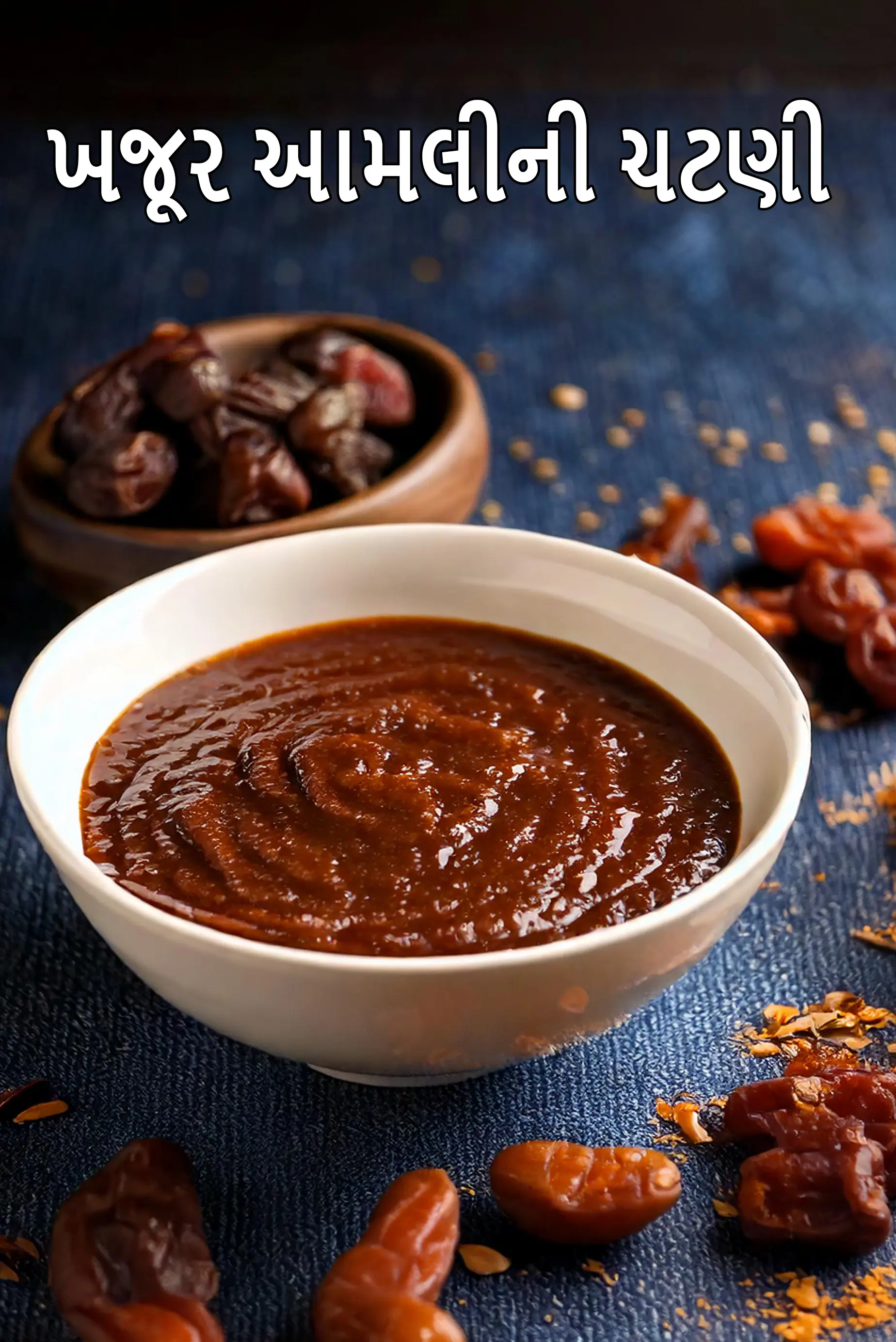 ખજૂર આમલીની ચટણી રેસીપી | મીઠી ચટણી | ચાટ માટે મીઠી ચટણી | મીઠી ખજૂર ઇમલી ચટણી