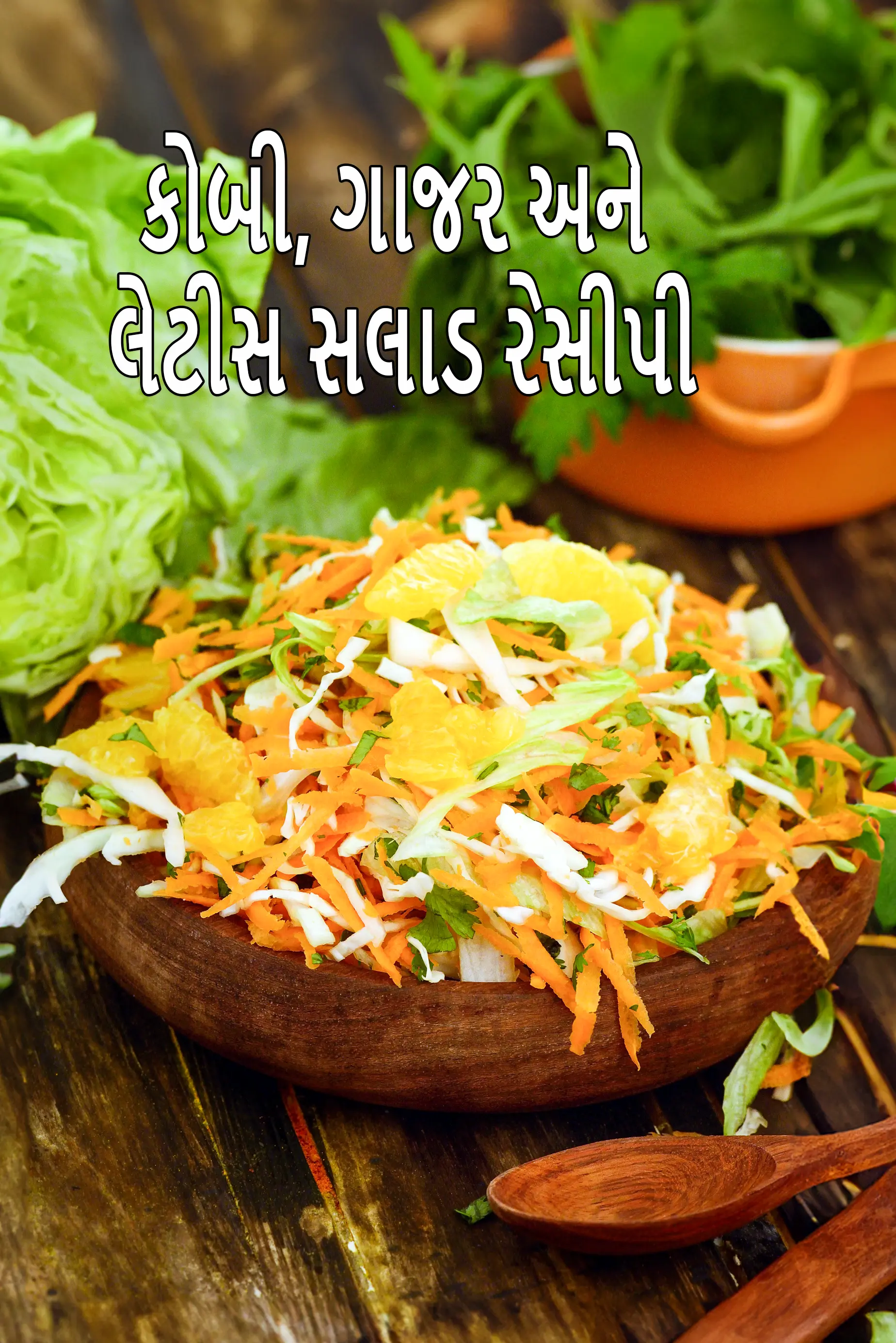 કોબી ગાજર અને લેટીસ સલાડ રેસીપી | સરળ અને સહેલું કોબી લેટીસ સલાડ | વજન ઘટાડવા માટે હેલ્ધી કોબી ગાજર સલાડ | ભારતીય કોબી ગાજર સલાડના ફાયદા |