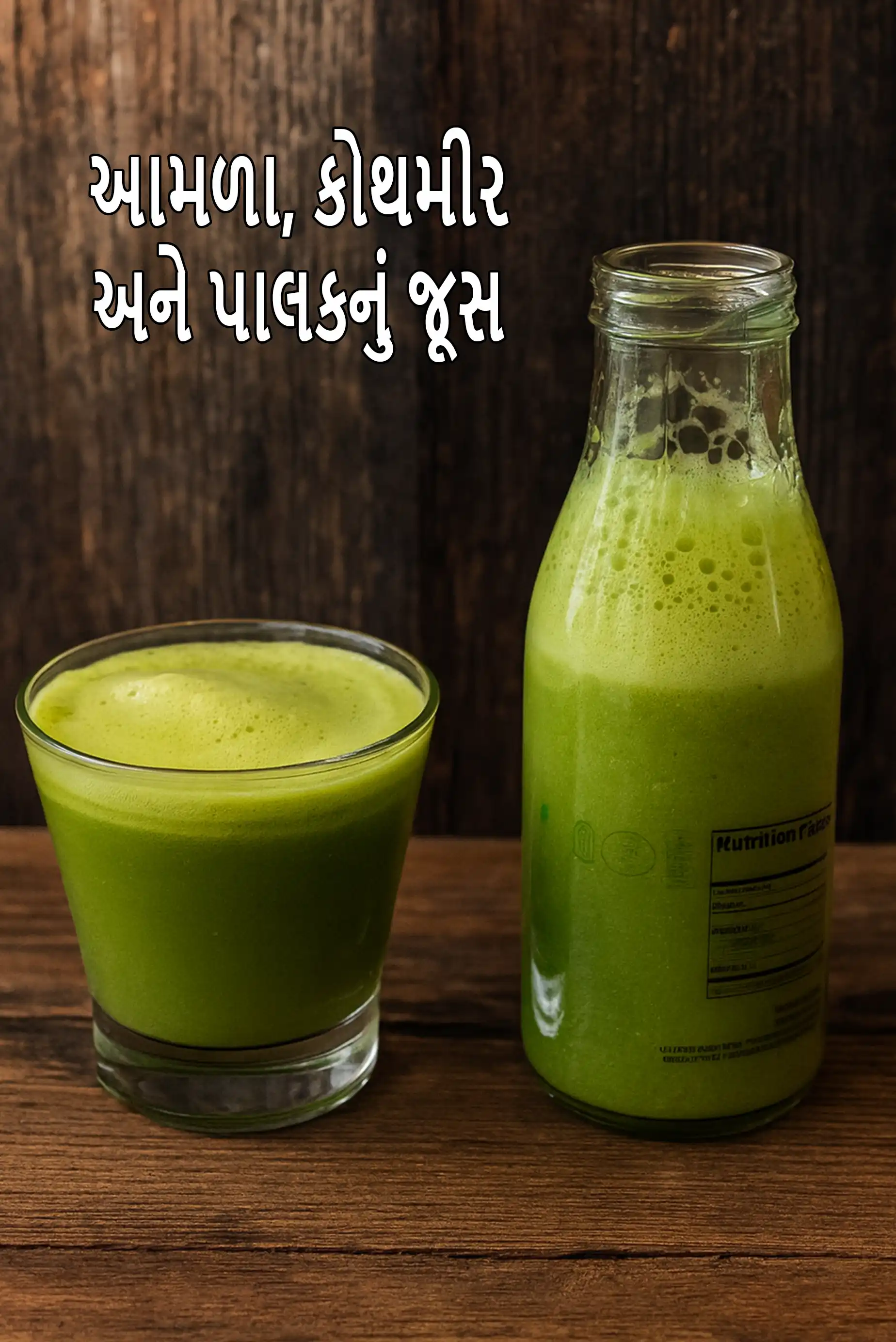 આમળા, કોથમીર અને પાલકનું જૂસ | પાલક અને આમળાનું ડિટોક્સ જૂસ | પૌષ્ટિક પાલક અને આમળાનો રસ |