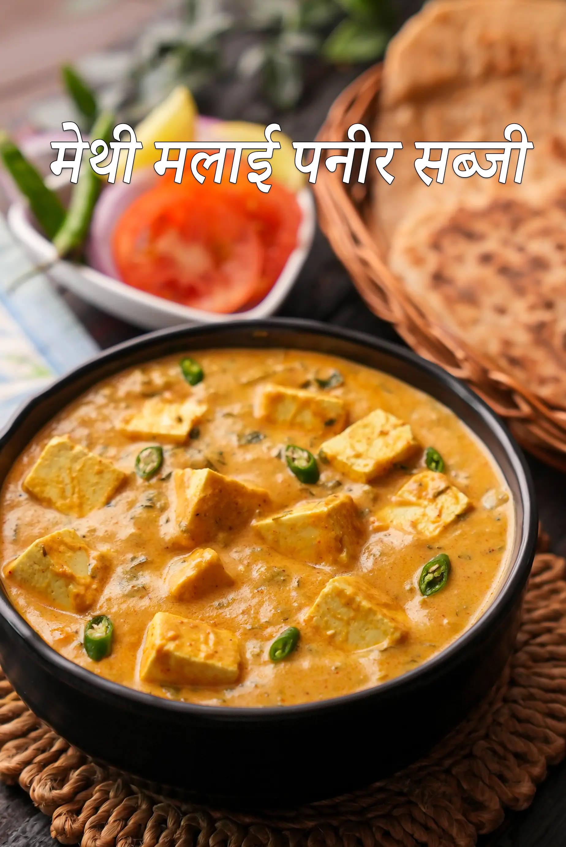 मेथी मलाई पनीर सब्जी रेसिपी