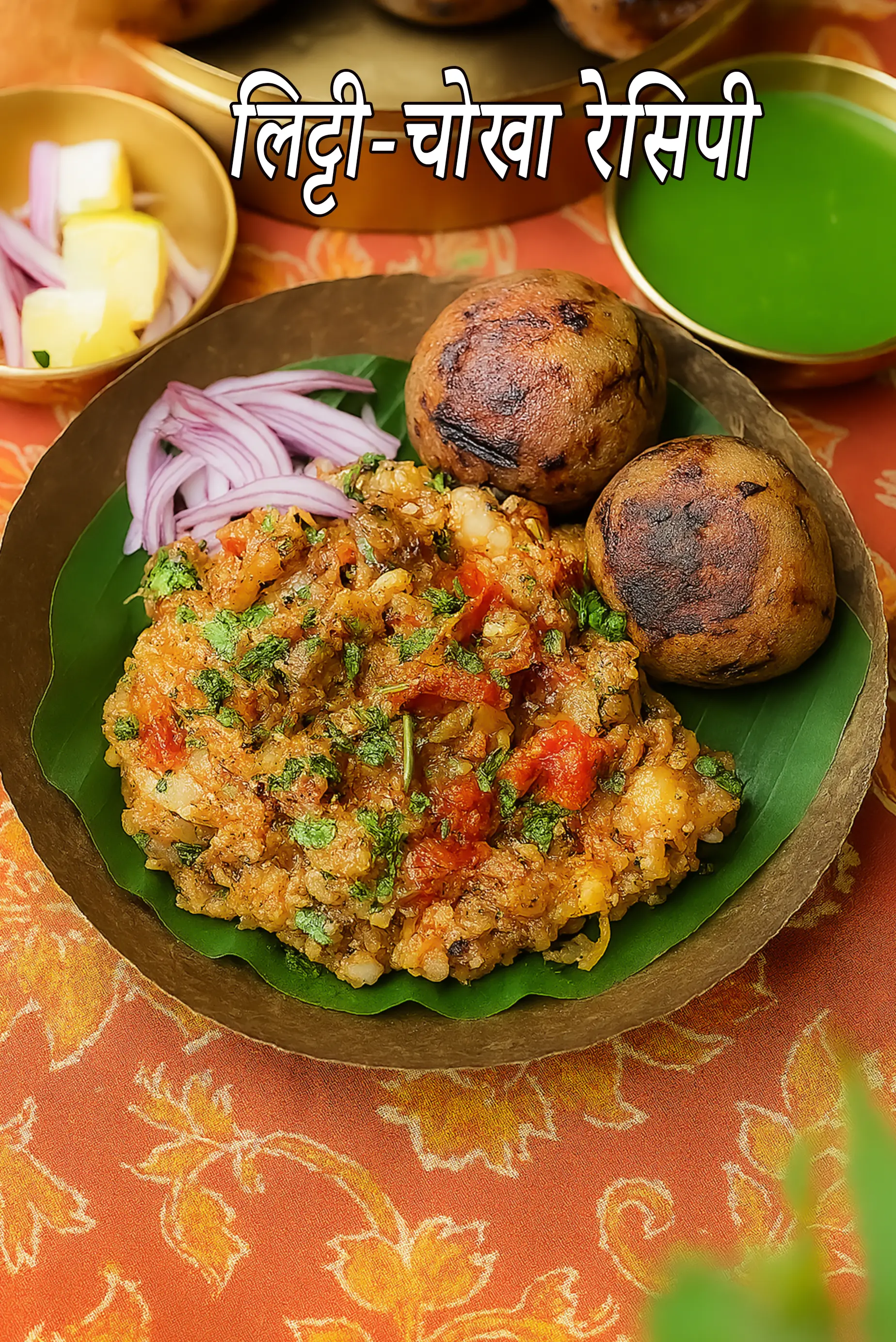 लिट्टी-चोखा रेसिपी | बिहारी लिट्टी चोखा | उत्तर प्रदेश लिट्टी-चोखा |