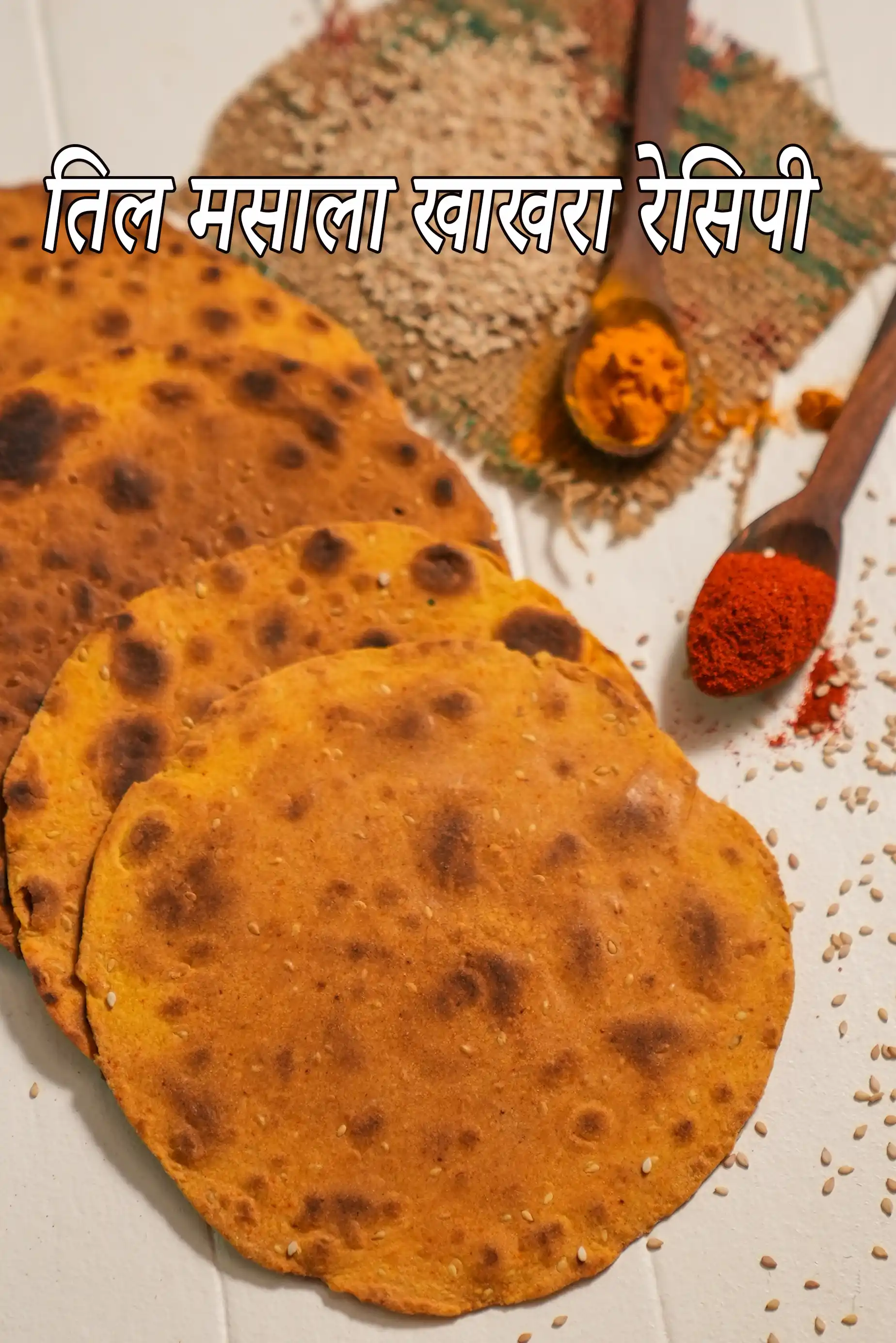 तिल मसाला खाखरा रेसिपी