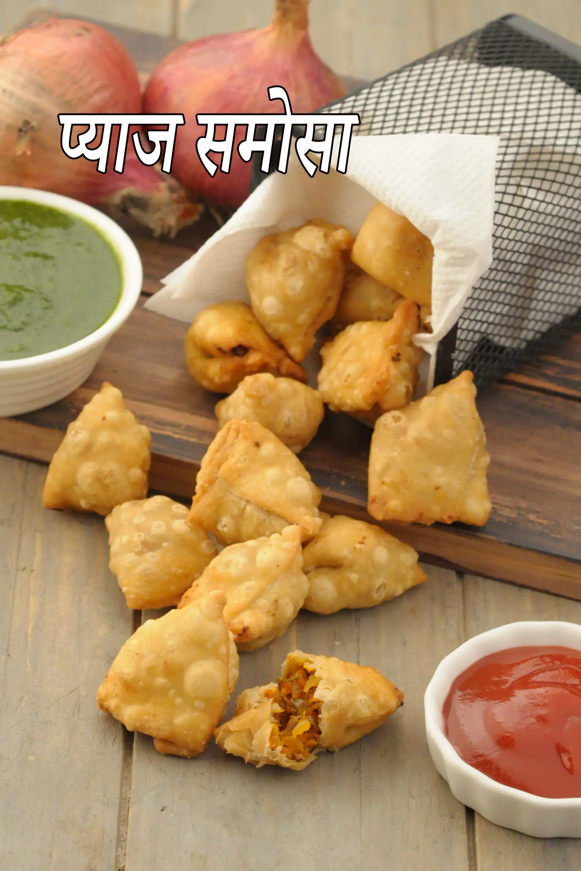 Onion Samosa | Crispy Pyaz Samosa | Tea-Time Onion Samosa |