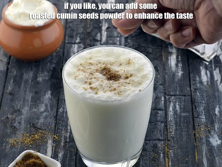 स्टेप 6 – <p>आप चाहें तो <strong>लो फैट छाछ</strong> के | <strong>स्वस्थ हार्ट …