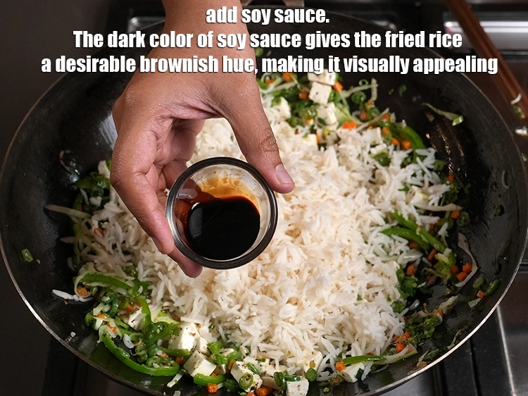 स्टेप 43 – <p><span style="background-color:white;">२</span>&nbsp;टी-स्पून <a href="https://www.tarladalal.in/glossary-soy-sauce-soya-sauce-hindi-864i"><u>सोया सॉस (soy sauce)</u></a><u> </u>डालें। सोया सॉस …