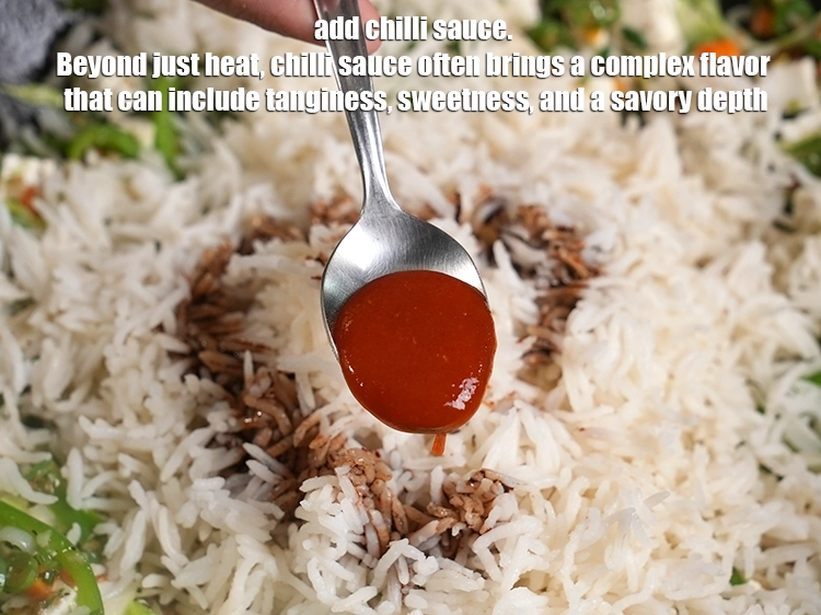 स्टेप 44 – <p>१ टी-स्पून <a href="https://www.tarladalal.in/glossary-red-chilli-sauce-lal-chilli-sauce-hindi-810i"><u>लाल चिली सॉस (red chilli sauce)</u></a> डालें। …