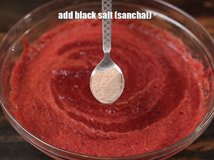 स्टेप 18 – <p>1 टी-स्पून काला नमक (संचाल) डालें। आयुर्वेदिक चिकित्सा में, काला …