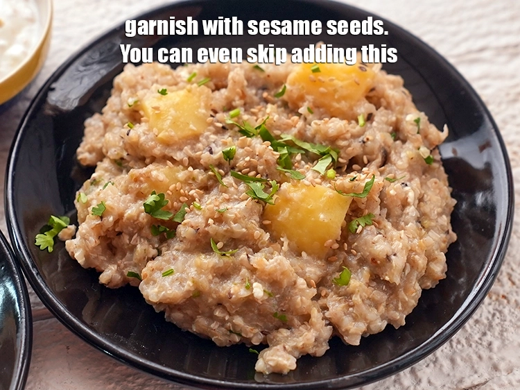 स्टेप 26 – <p><strong>कुट्टू की खिचड़ी</strong><span style="background-color:rgb(255,255,255);color:rgb(0,0,0);"> को 1 टी-स्पून </span><a href="https://www.tarladalal.com/glossary-sesame-seeds-til-gingelly-seeds-hindi-612i"><u>तिल (sesame …