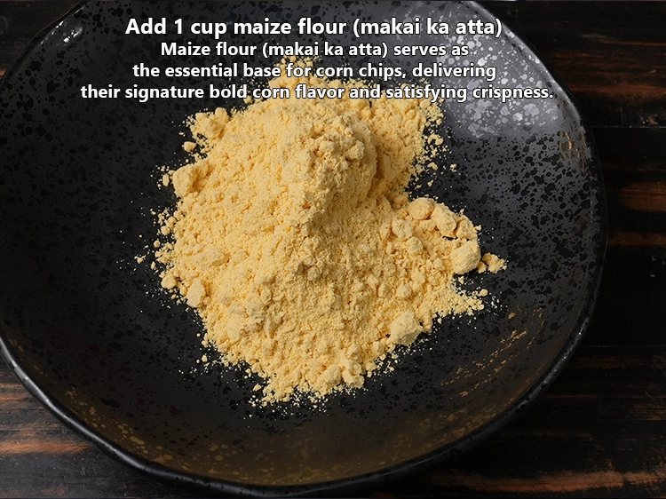 स्टेप 1 – <p>एक गहरे कटोरे में <span style="background-color:rgb(255,255,255);color:rgb(0,0,0);">कप </span><a href="https://www.tarladalal.com/glossary-maize-flour-makai-ka-atta-makki-ka-atta-hindi-162i"><u>मकई का आटा …