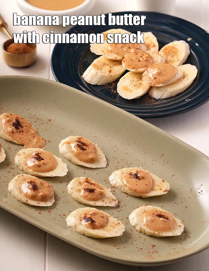 स्टेप 6 – <p><strong>केला पीनट बटर हेल्दी इंडियन स्नैक | दालचीनी के साथ …
