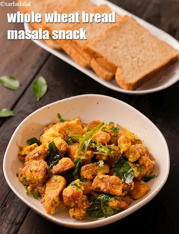 स्टेप 20 – <p><strong>ब्रेड भुर्जी रेसिपी | साबुत गेहूं ब्रेड मसाला स्नैक | …