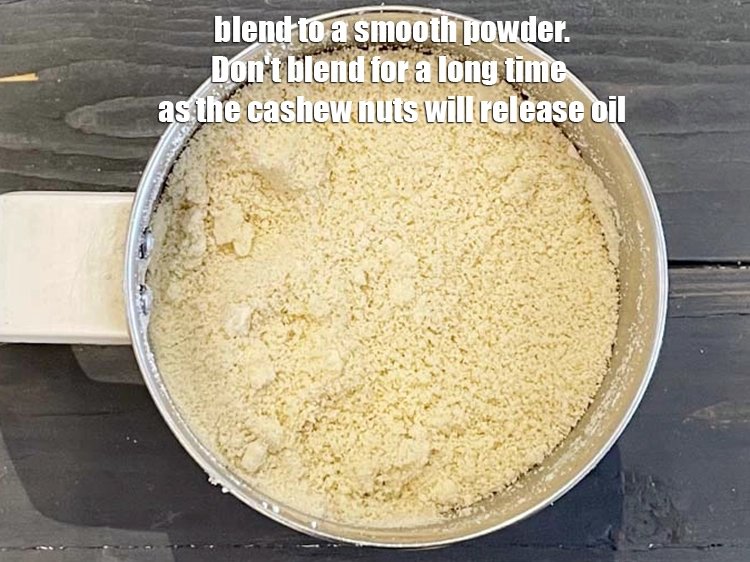 स्टेप 3 – <p>एक मुलायम पाउडर बनने तक ब्लेंड करें। ज़्यादा देर तक …