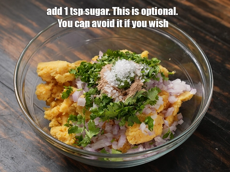 स्टेप 39 – <p><span style="background-color:rgb(255,255,255);color:rgb(0,0,0);">1 टी-स्पून </span><a href="https://www.tarladalal.com/glossary-sugar-chini-shakkar-hindi-278i"><u>शक्कर (sugar) </u></a>डालें। यह वैकल्पिक है। …