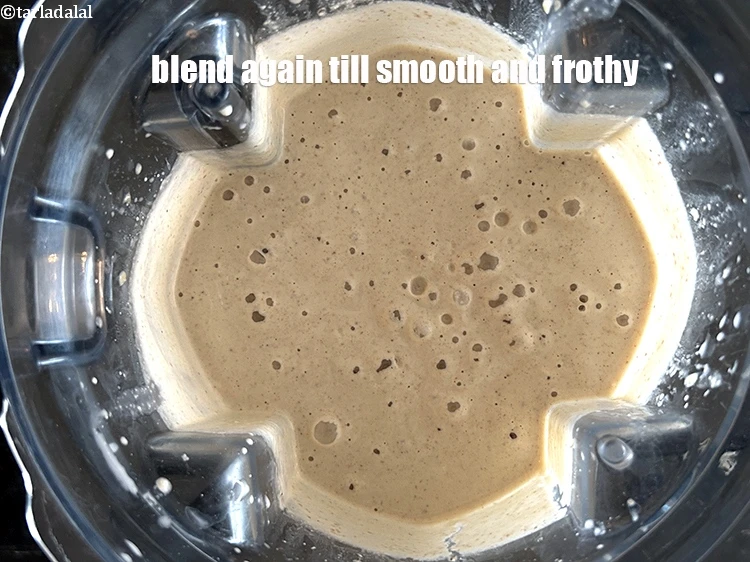 स्टेप 22 – <p>इसे फिर से चिकना और झागदार होने तक ब्लेंड करें।&nbsp;यह …