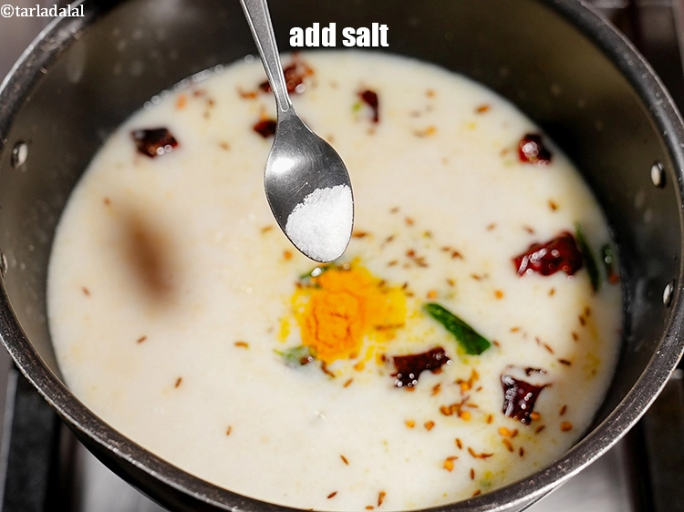 स्टेप 26 – <p><a href="https://www.tarladalal.com/glossary-salt-namak-table-salt-hindi-418i"><u>नमक (salt) </u></a><span style="background-color:rgb(255,255,255);color:rgb(0,0,0);">स्वादअनुसार, स्वास्थ्य के लिए प्रतिबंधित नमक</span> …