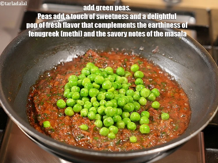 स्टेप 33 – <p>१/२ कप&nbsp;<a href="">हरे मटर</a>&nbsp;डालें&nbsp;। मटर मिठास का एक स्पर्श और …