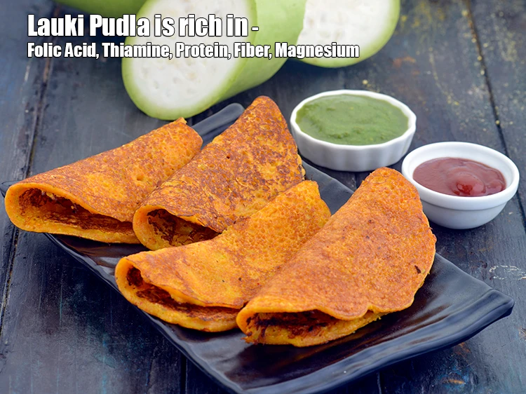 स्टेप 22 – <p><strong>लौकी चीला&nbsp;फोलिक एसिड, थायमिन, प्रोटीन, फाइबर, मैग्नीशियम से भरपूर होता …