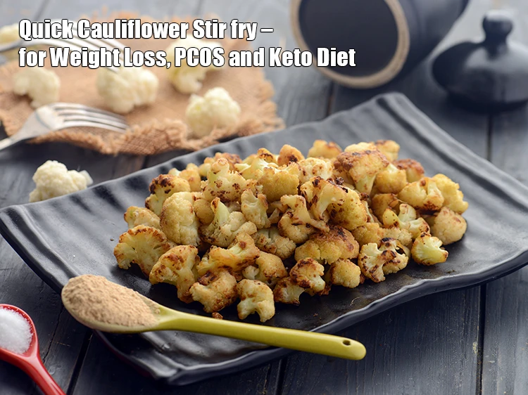 स्टेप 14 – <p><strong>झटपट स्टर फ्राई फूलगोभी - वजन घटाने, पीसीओएस और केटो …