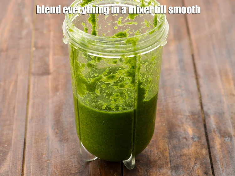 स्टेप 10 – <p>सभी चीजों को मिक्सर में मुलायम होने तक पीस लें।</p>