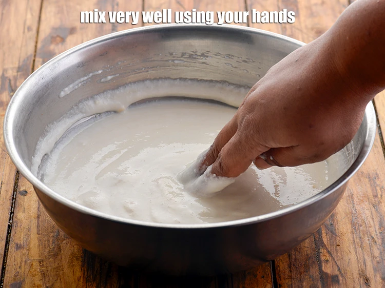 स्टेप 21 – <p>अपने हाथों का उपयोग करके बहुत अच्छी तरह से मिलाएं। …