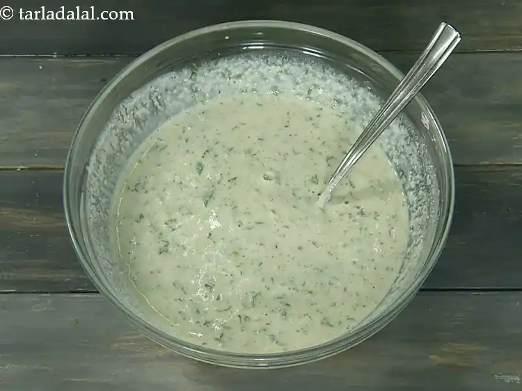 स्टेप 15 – <p>सभी सामग्रियों को अच्छी तरह से मिलाएं। एक प्रवाहमान स्थिरता …