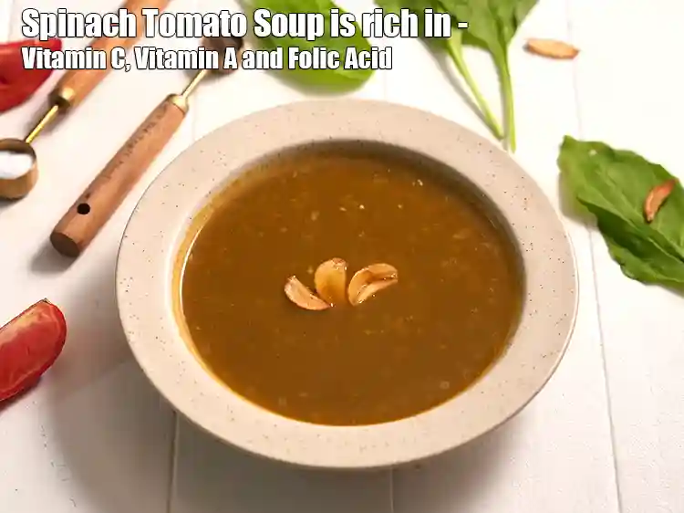 पालक टमाटर सूप के फायदे