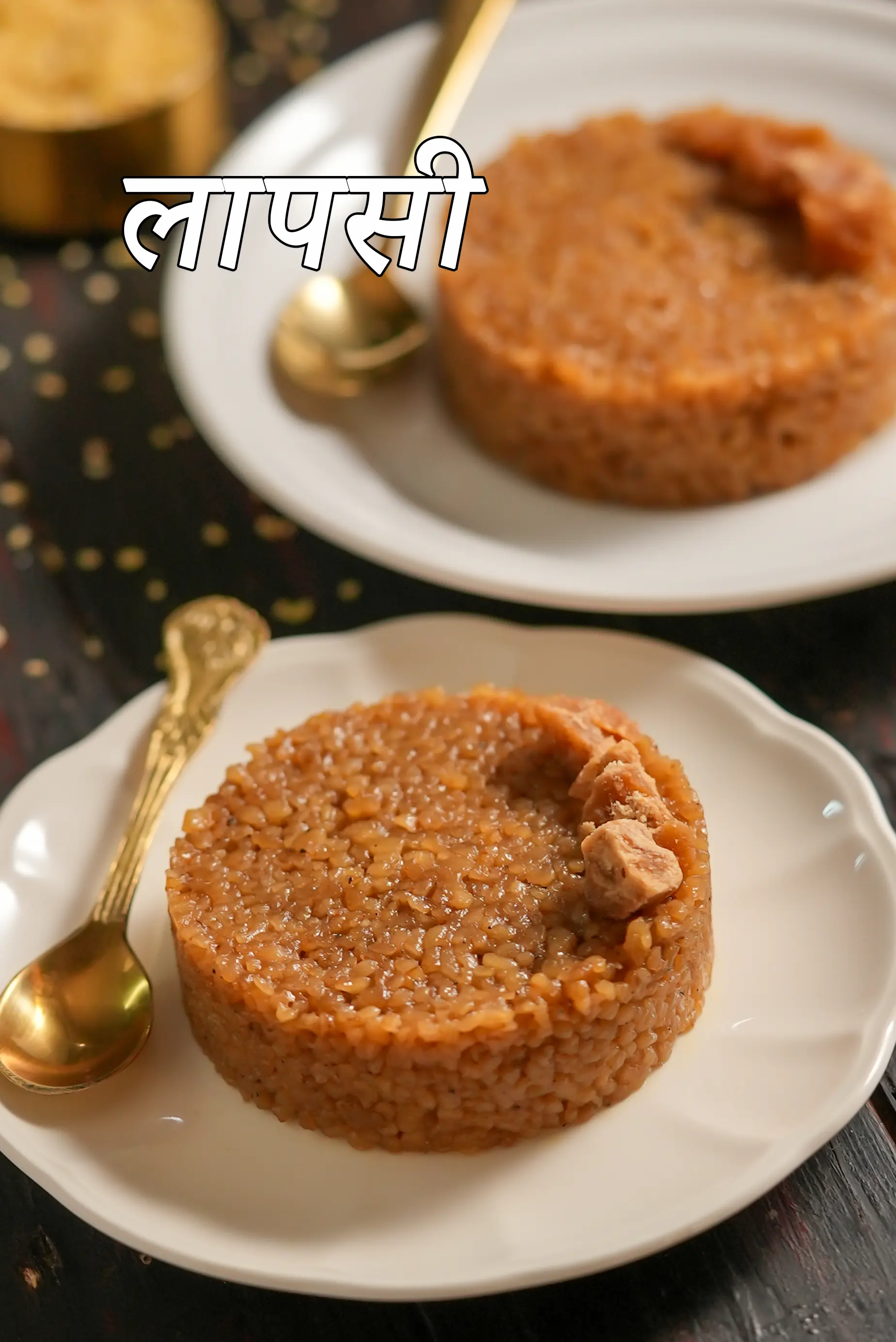 लापसी रेसिपी | दलिया शीरा | गुजराती लापसी | फाड़ा नी लापसी | lapsi, fada ni lapsi recipe in hindi