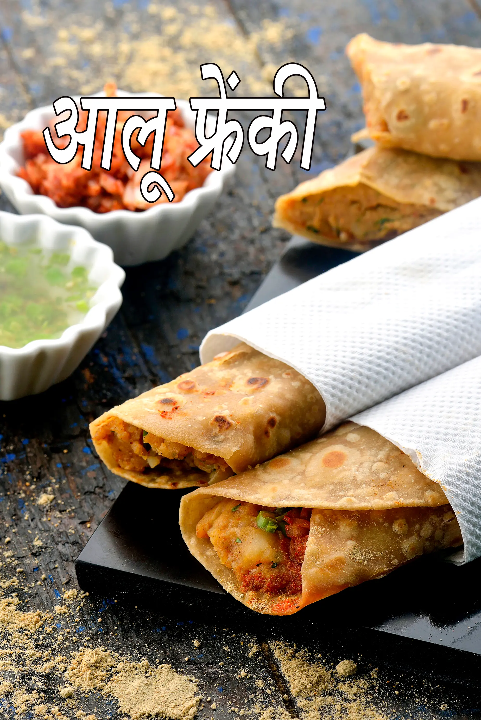 आलू फ्रेन्की रेसिपी, Aloo Frankie (  Wraps and Rolls) Recipe In Hindi