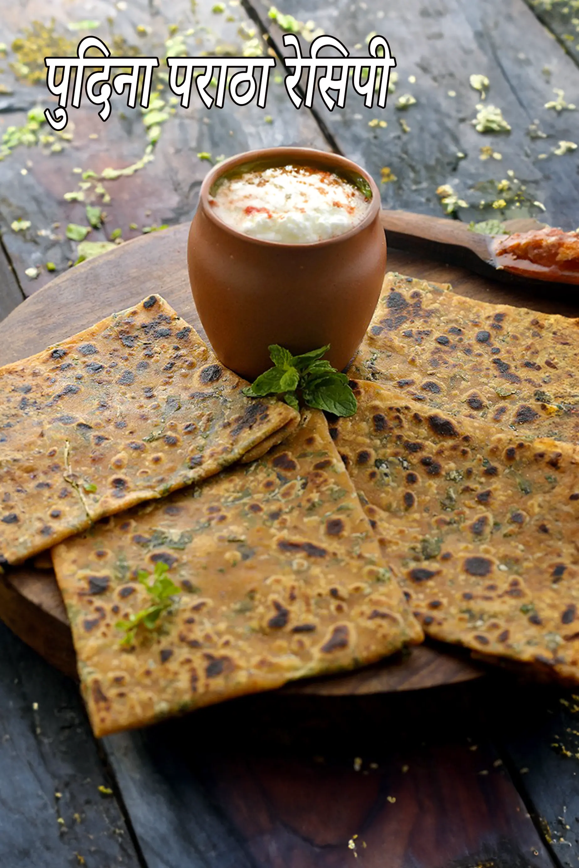 पुदिना पराठा रेसिपी, Pudina Paratha, Mint Paratha Recipe In Hindi