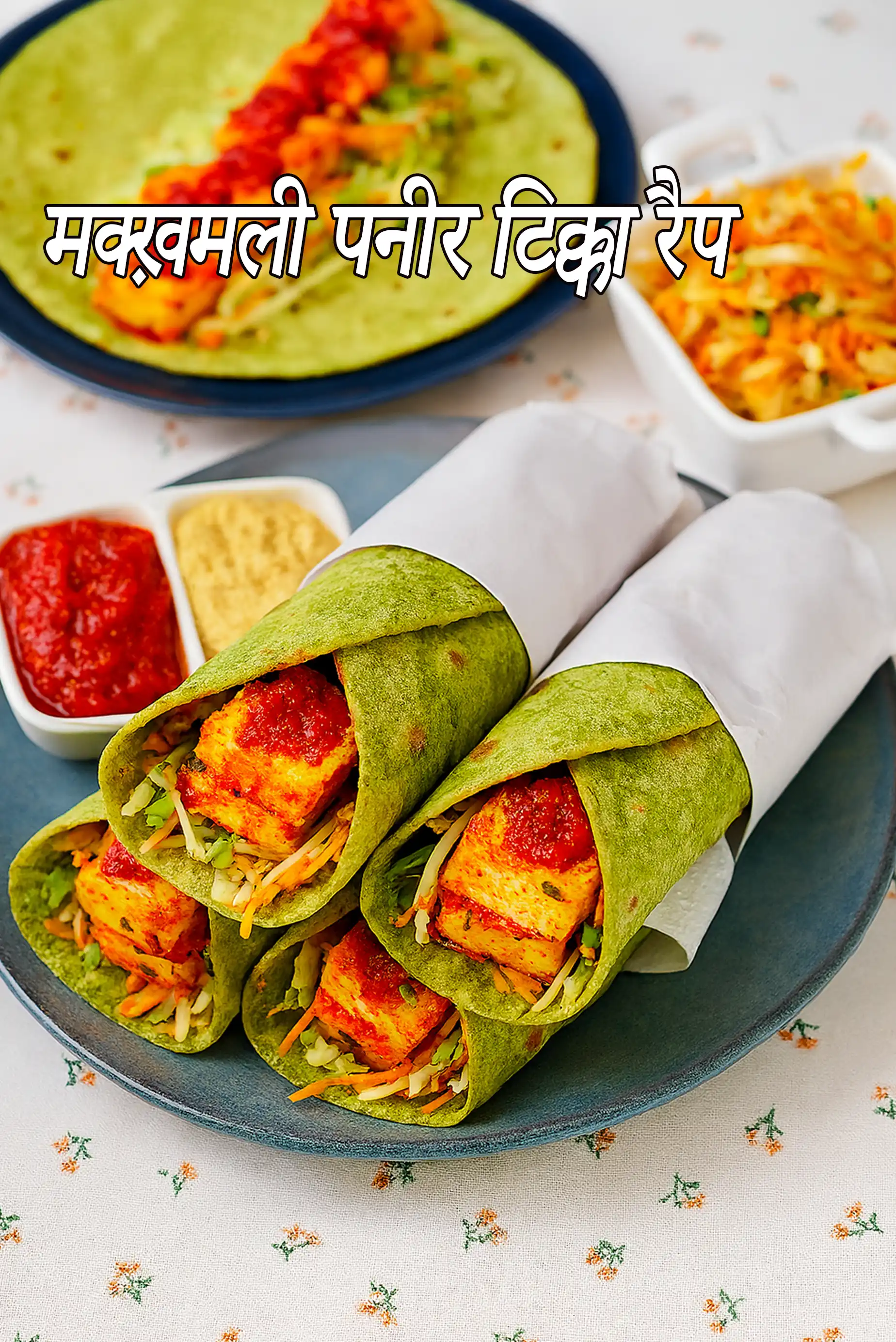 मक्ख़मली पनीर टिक्का रैप रेसिपी, Makhmali Paneer Tikka Wrap Recipe In Hindi