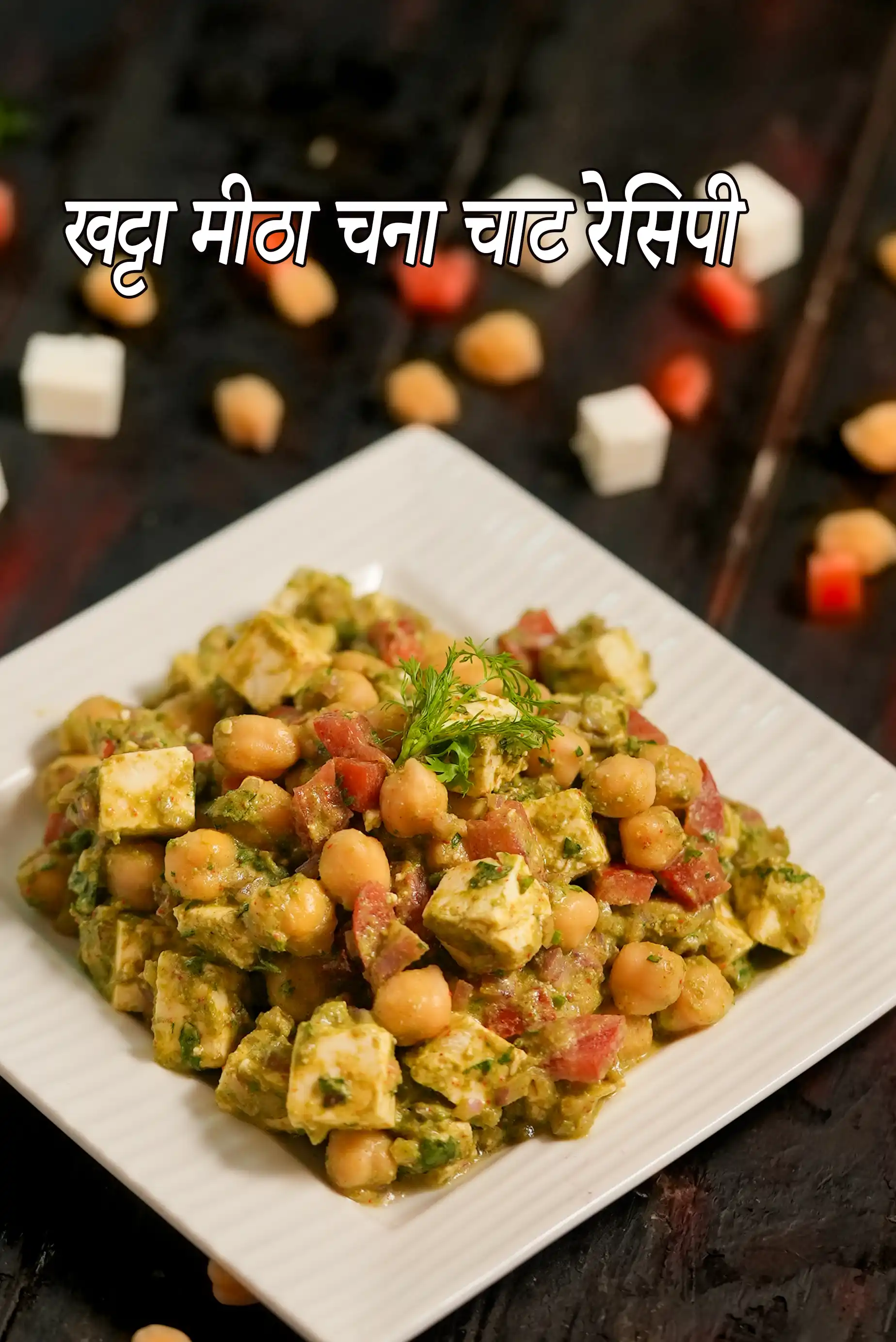 काबुली चना चाट रेसिपी | खट्टा मीठा चना चाट | khatta meetha chana chaat in Hindi |