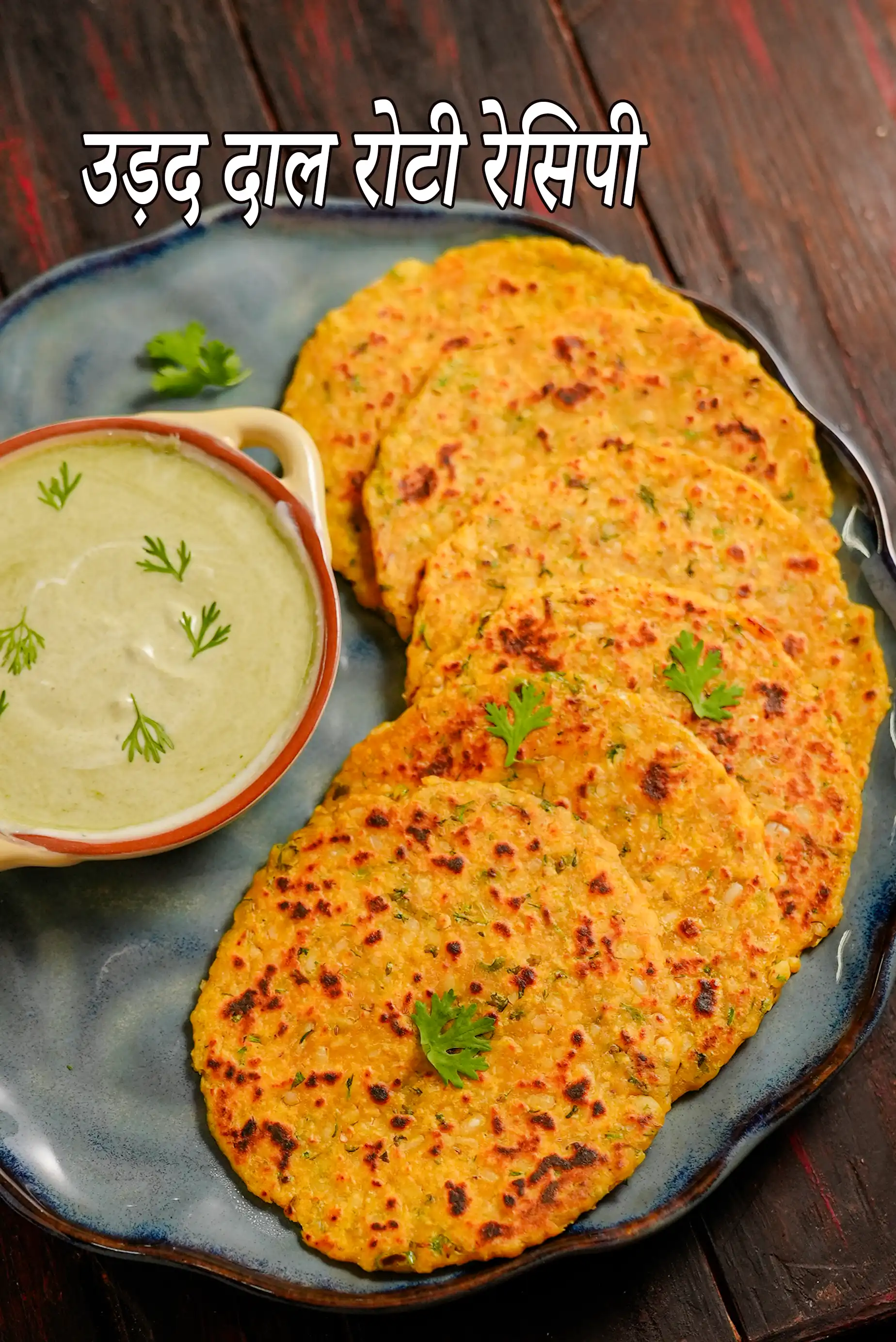 उड़द दाल रोटी रेसिपी, Urad Dal Roti Recipe In Hindi