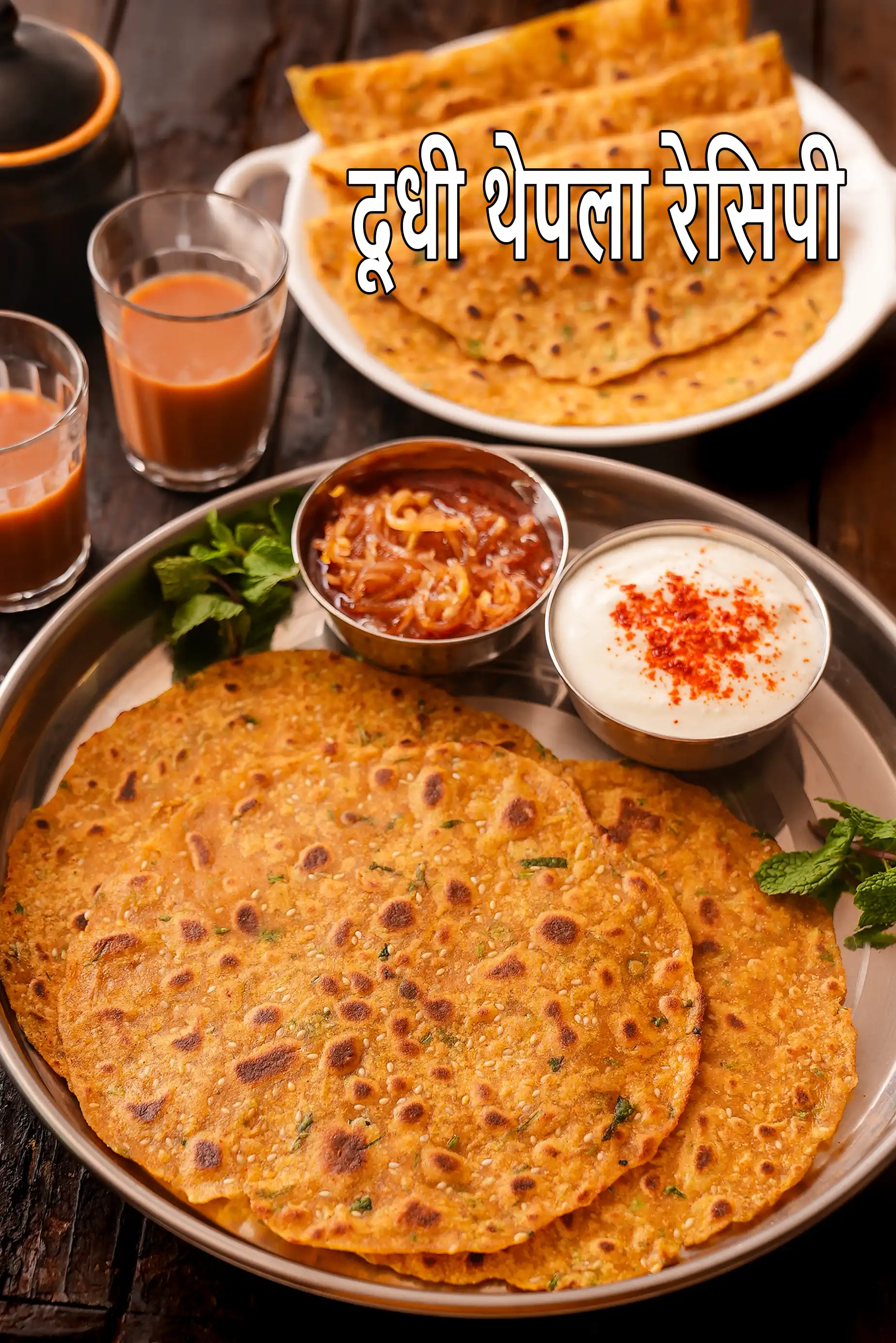 दूधी थेपला रेसपी  | गुजराती लौकी थेपला | doodhi thepla in hindi |