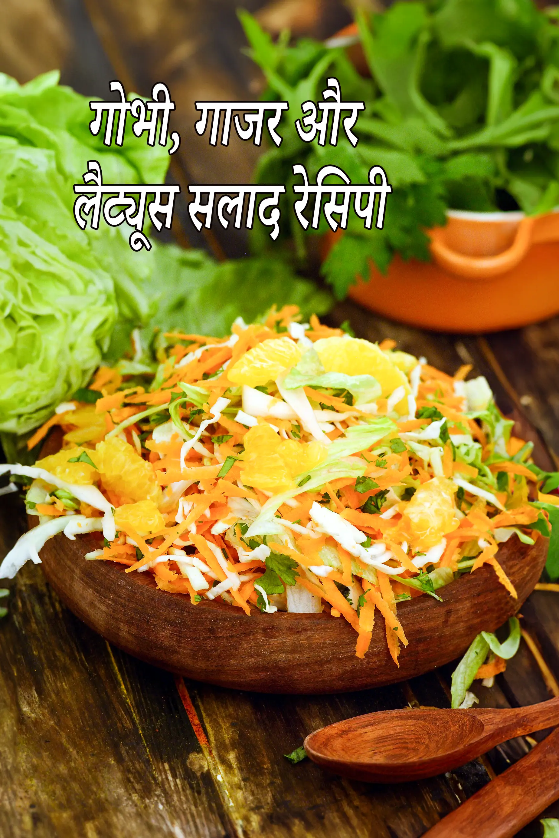 गोभी, गाजर और लैट्यूस सलाद रेसिपी |  भारतीय मधुमेह सलाद रेसिपी |   हेल्दी गोभी, गाजर और लैट्यूस सलाद |  cabbage carrot and lettuce salad recipe in Hindi  |