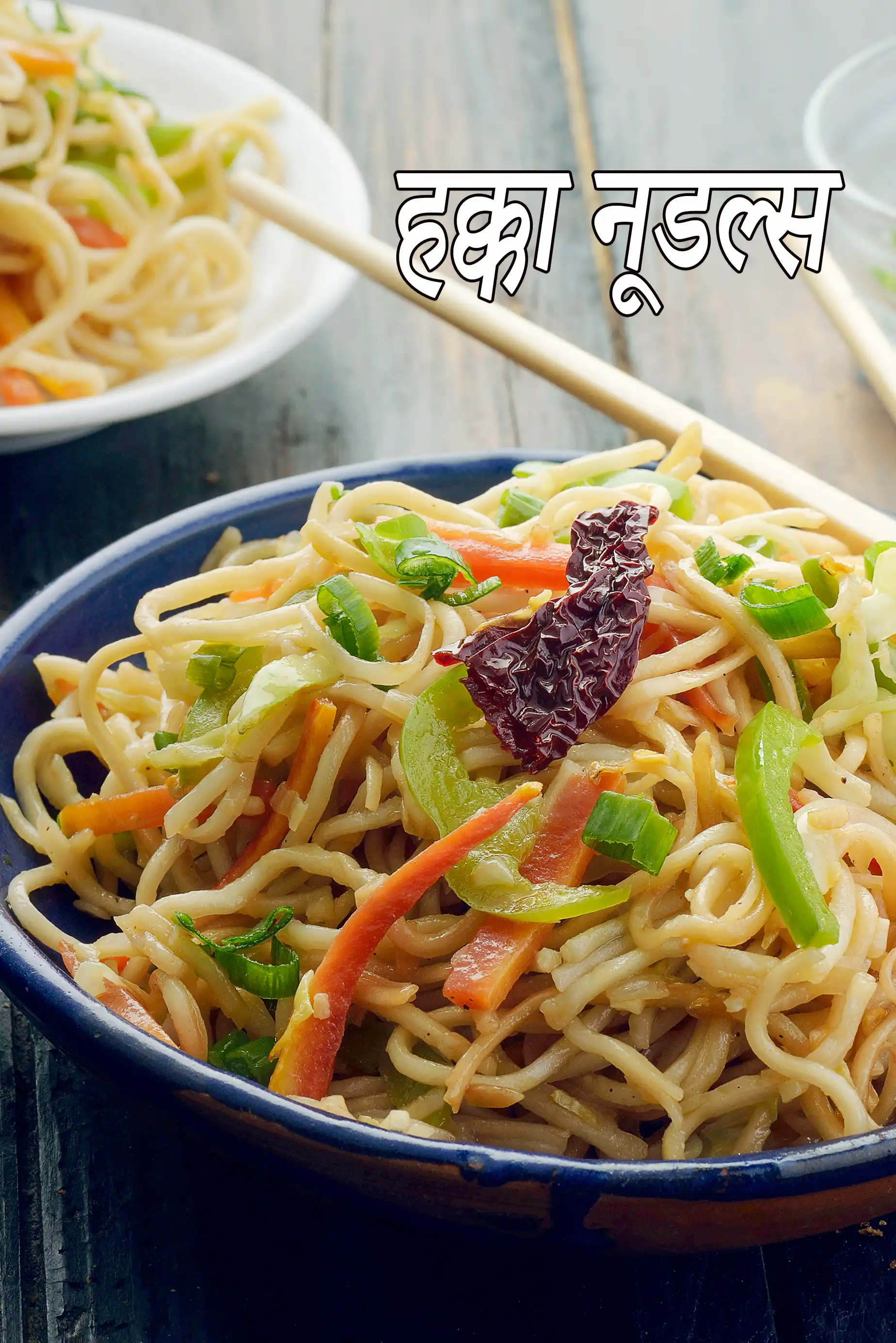 हक्का नूडल्स | चाइनीस हक्का नूडल्स रेसिपी |  वेज हक्का नूडल्स |