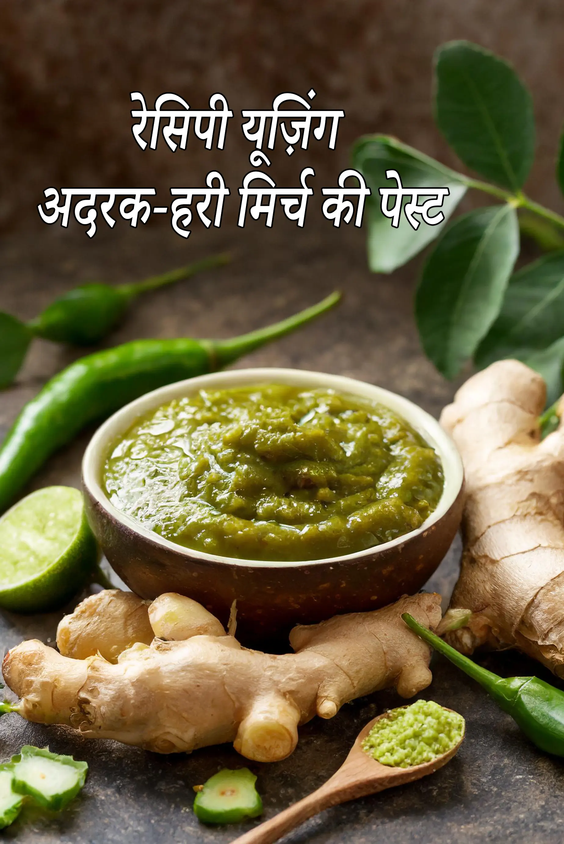 Recipes using  ginger-green chilli paste