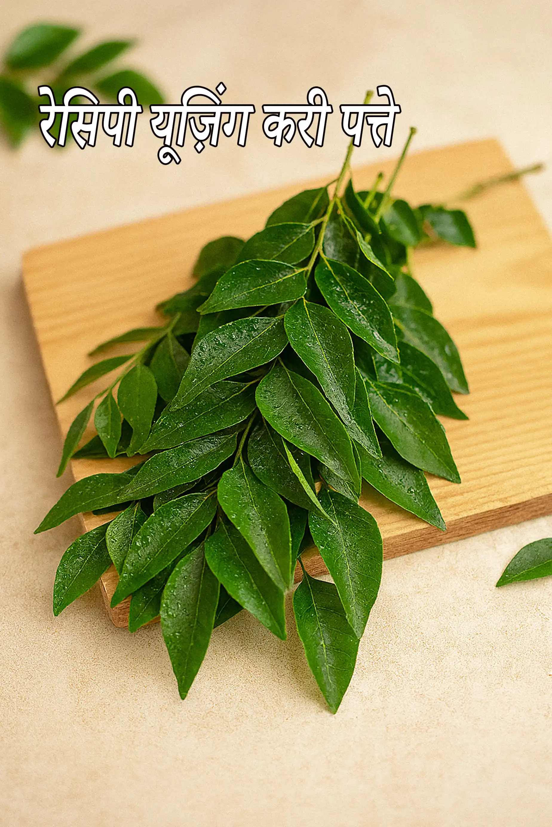 Recipes using  curry leaves
