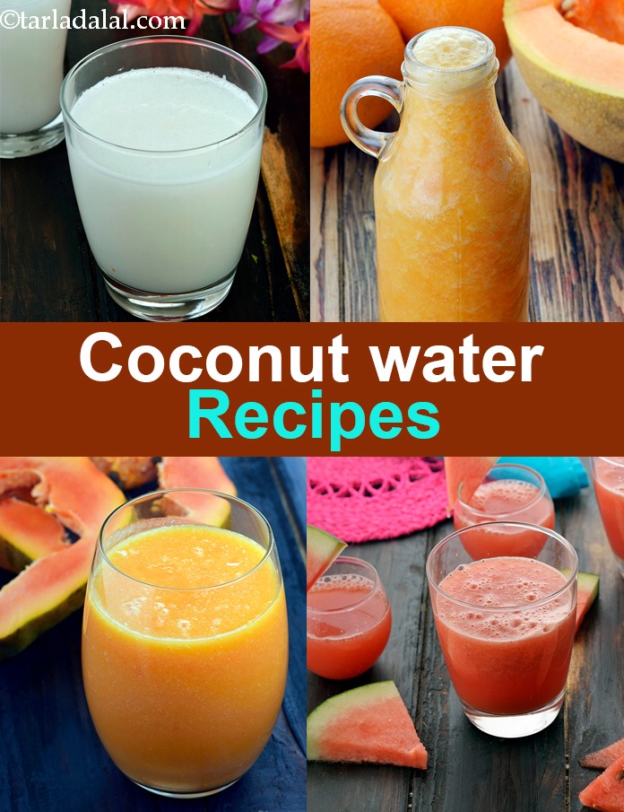 Recipes using  coconut water